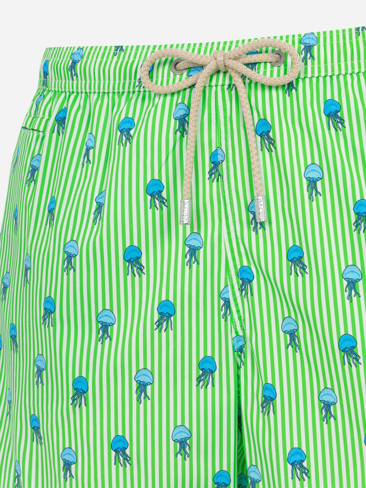Badeshorts Comfort Light mit Quallen-Print