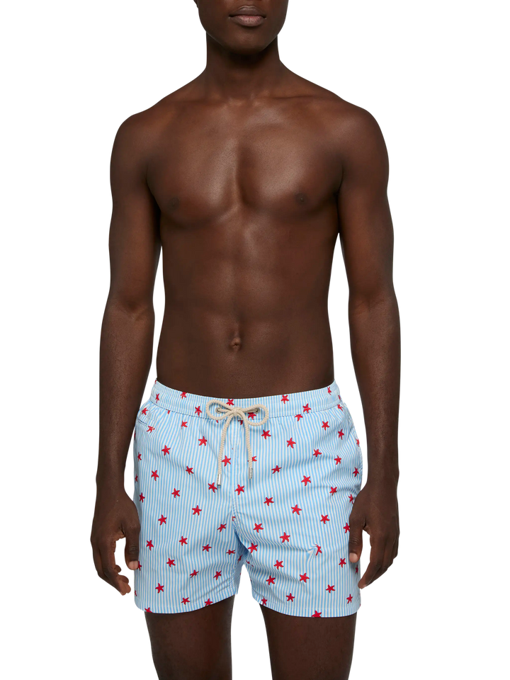 Costume mare Comfort Light con stampa stelle marine