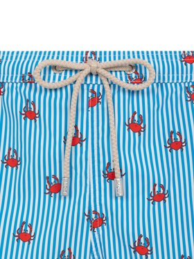 Comfort Light Badeshorts mit Krabben-Print