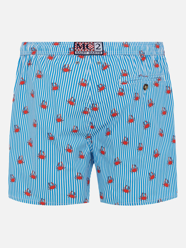 Comfort Light swim shorts with crabs print