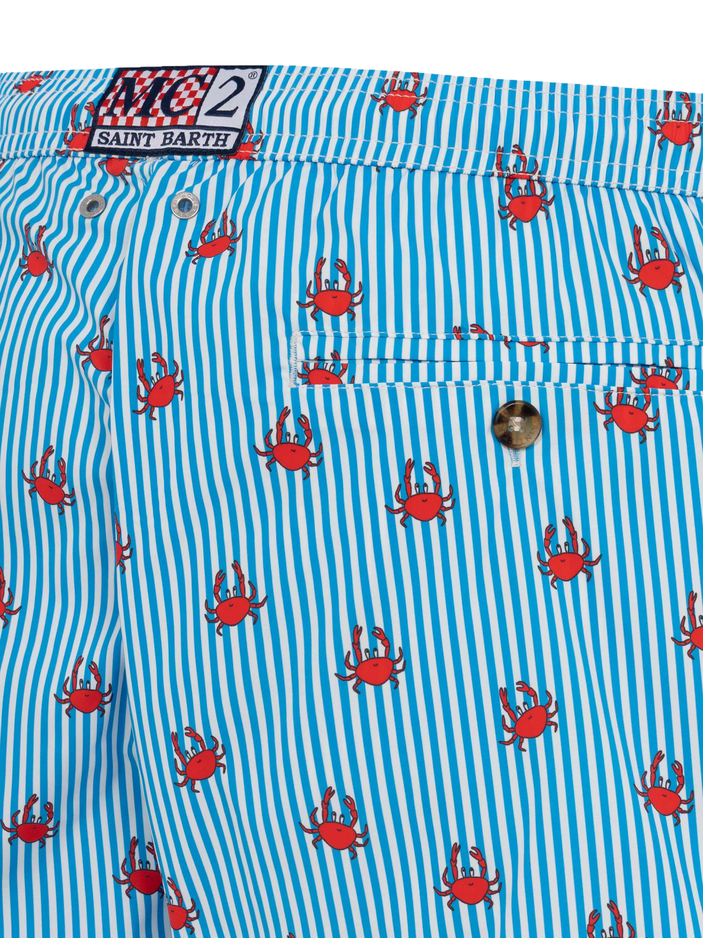 Comfort Light Badeshorts mit Krabben-Print