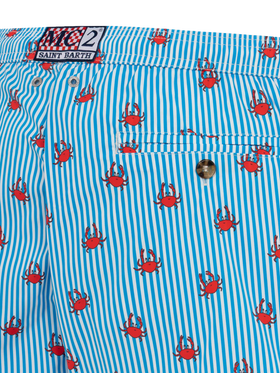 Comfort Light Badeshorts mit Krabben-Print