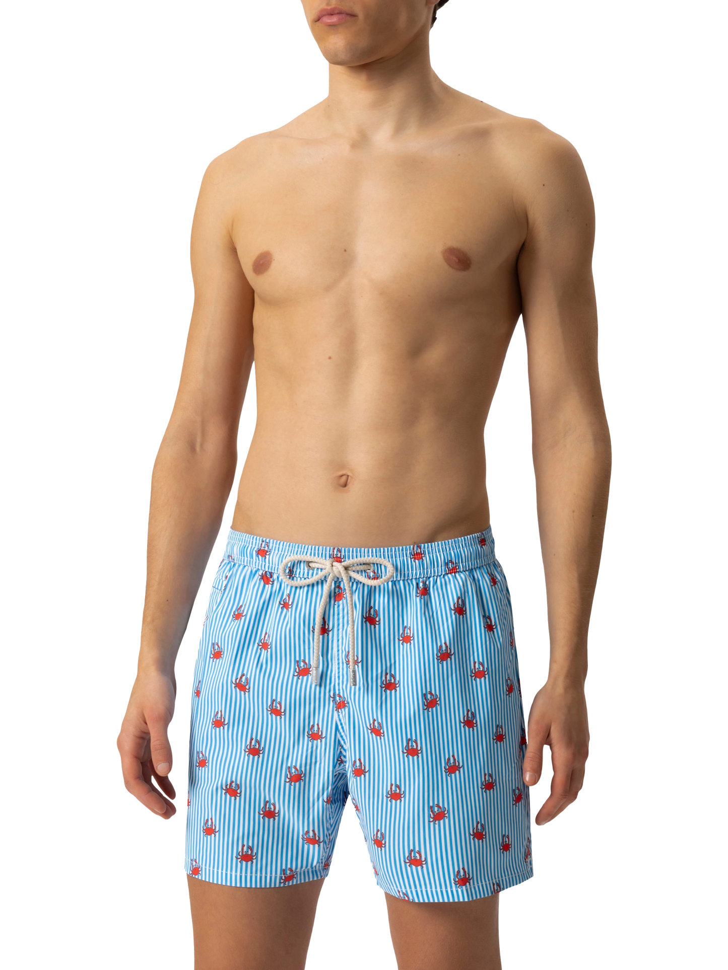 Comfort Light Badeshorts mit Krabben-Print