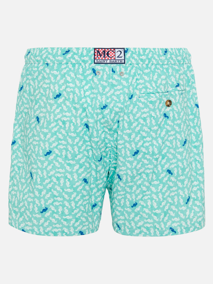 Costume mare Comfort Light con stampa cavalluccio marino
