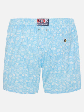 Comfort Light swim shorts with shells print