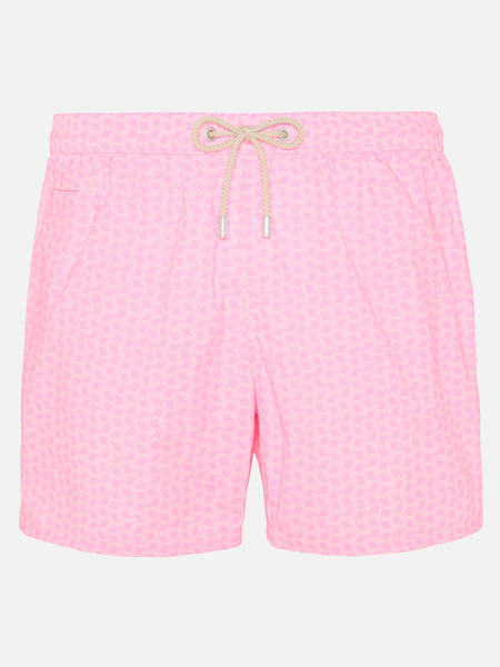 mnml ミニマル ST. TROPEZ SWIM SHORTS ブルー/ピンク Saint Tropez Short – Strawberry Milk Mob