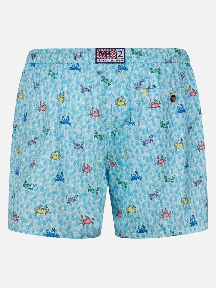 Costume mare Comfort Light con stampa granchi