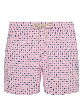 Comfort Light swim shorts with tie print - MC2 Saint Barth