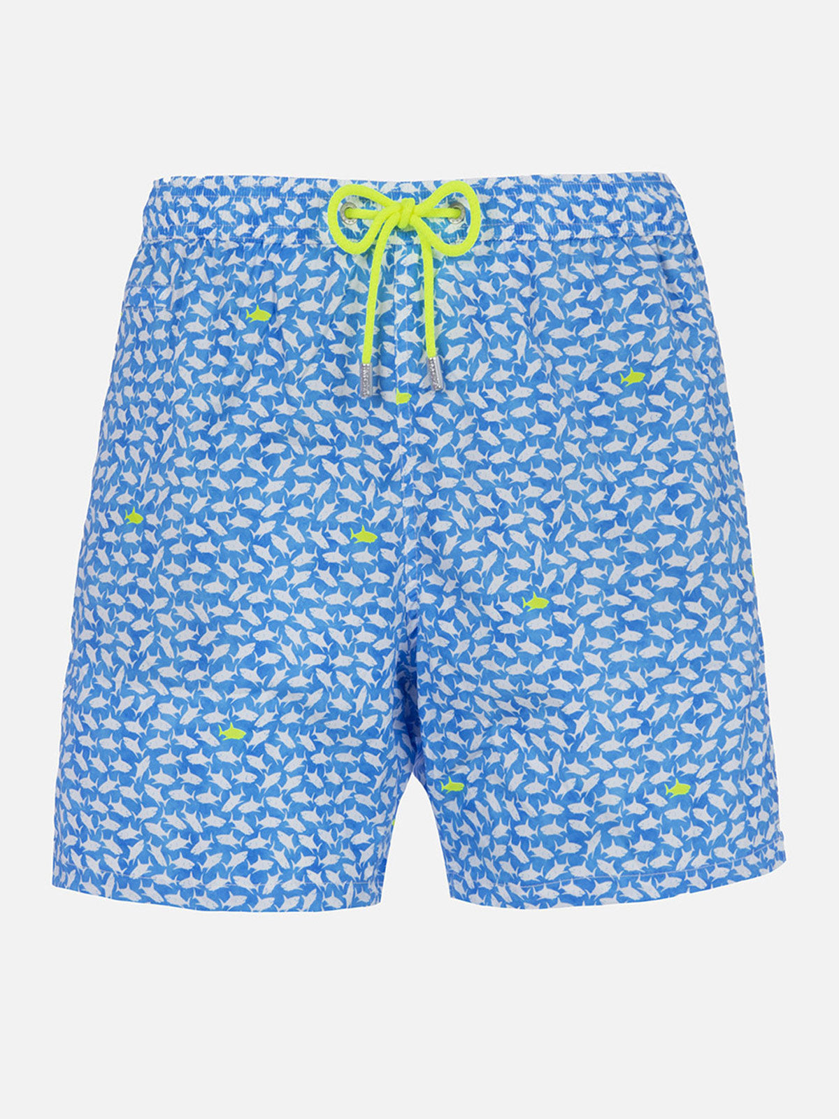 Comfort Light classic stretch swim shorts with sharks print – MC2
