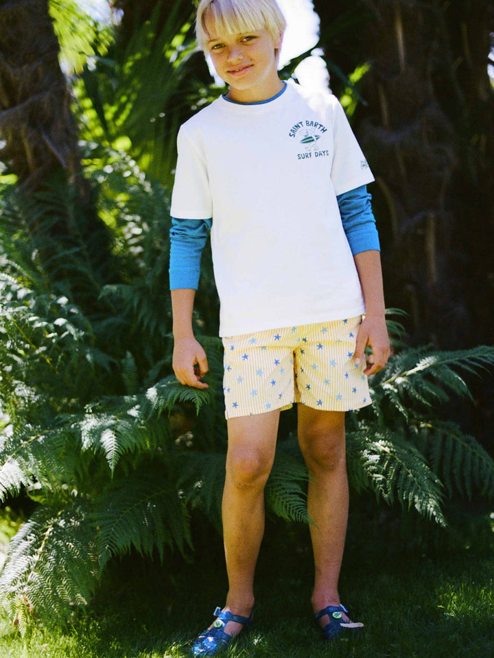 T-shirt Portland Jr avec maxi imprimé Surf Days au dos 