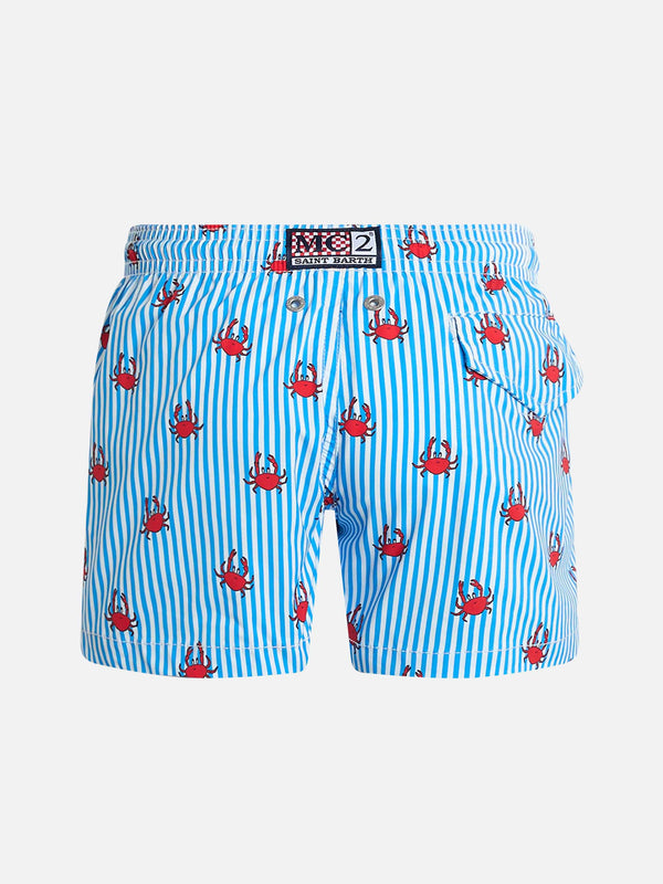 Boy Comfort Light Badeshorts mit Krabben-Print