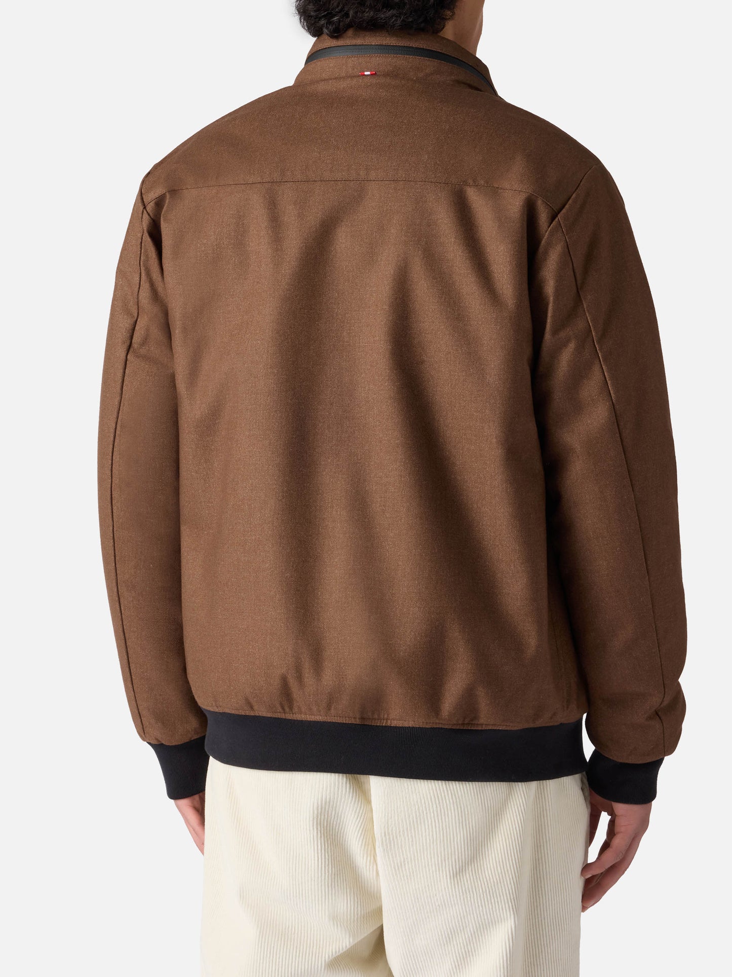 Wollige braune Bomberjacke Country mit Teddyfutter