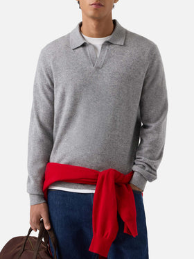 Polo Covent en cachemir gris 