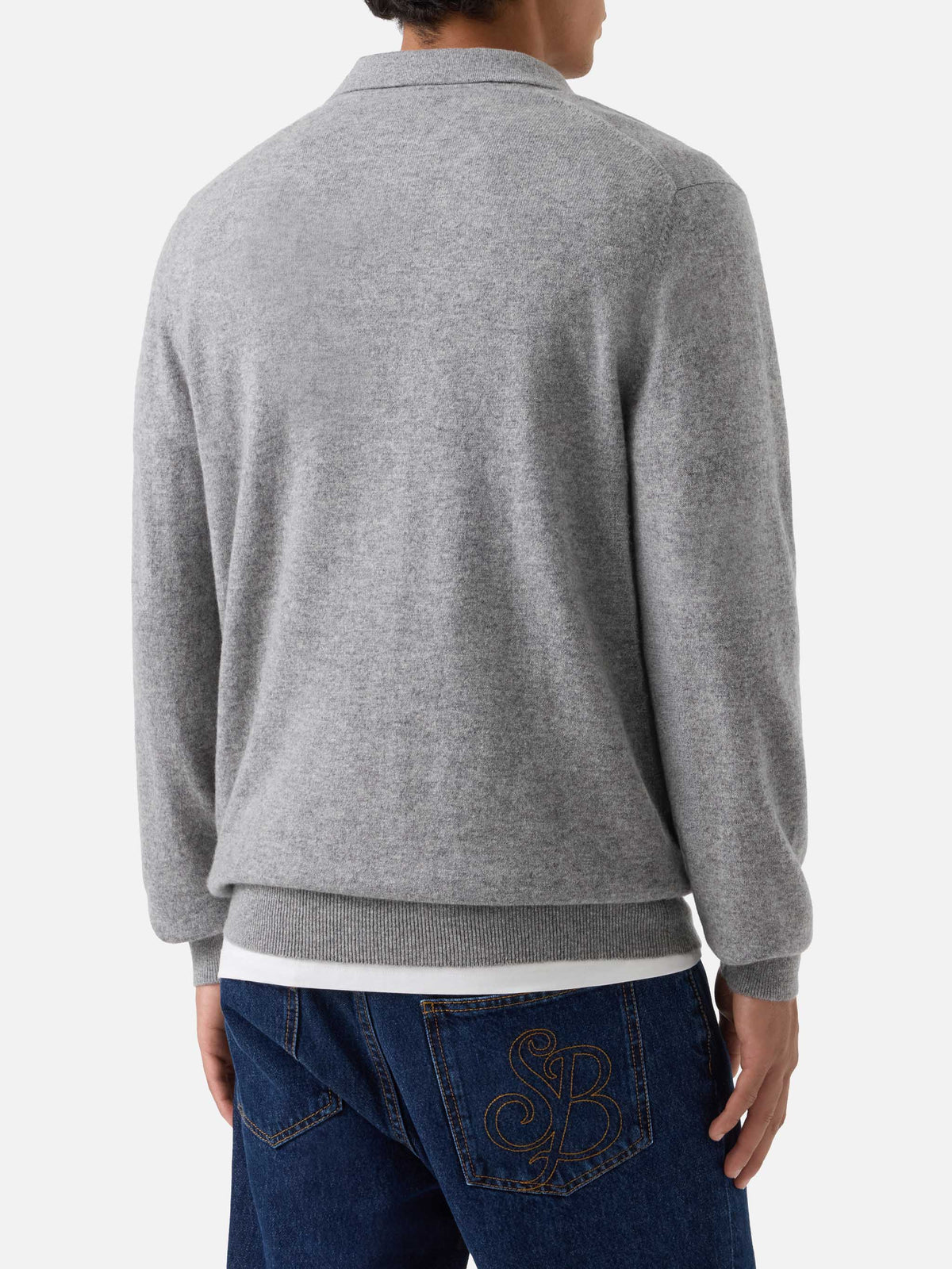 Polo Covent en cachemir gris 