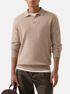 Polo Covent khaki in cashmere