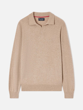Polo Covent khaki in cashmere