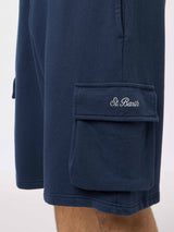 Man navy blue cargo short pants Cargy