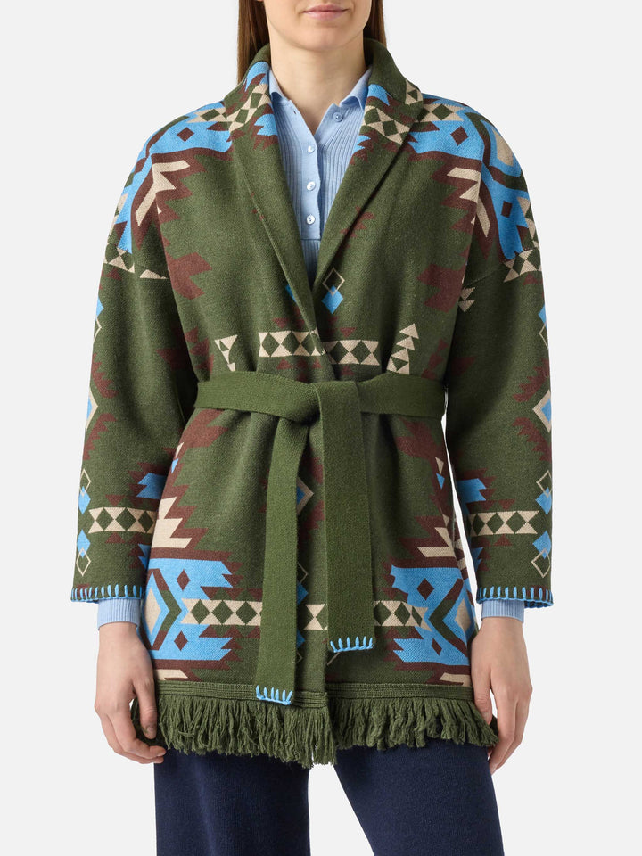 Cardigan da donna con cintura