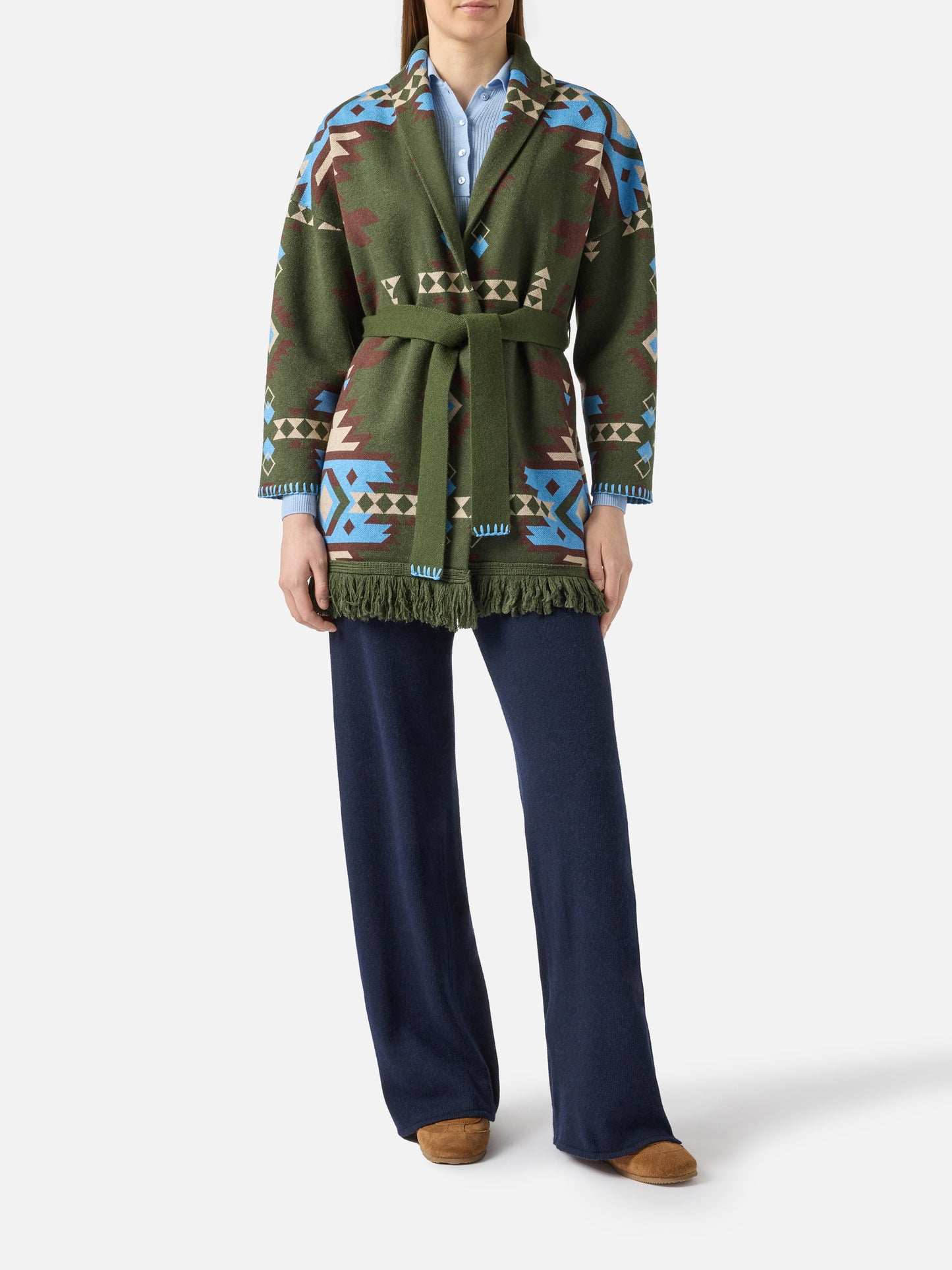 Damen Strickjacke Cristabel mit Gürtel