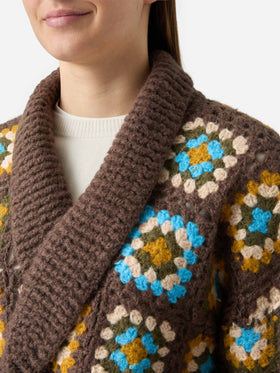 Cristabel Crochet Cardigan with belt