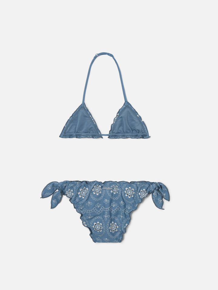 Cris sangallo bikini with ruffled edges