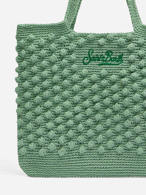 Sage green Crochet Bag