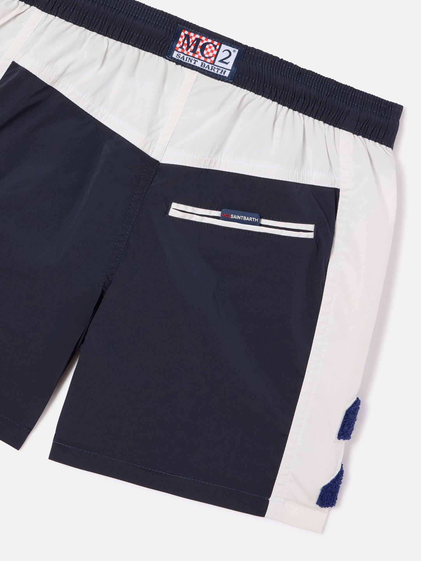 Short de bain Cup Jr avec bandes et patch 