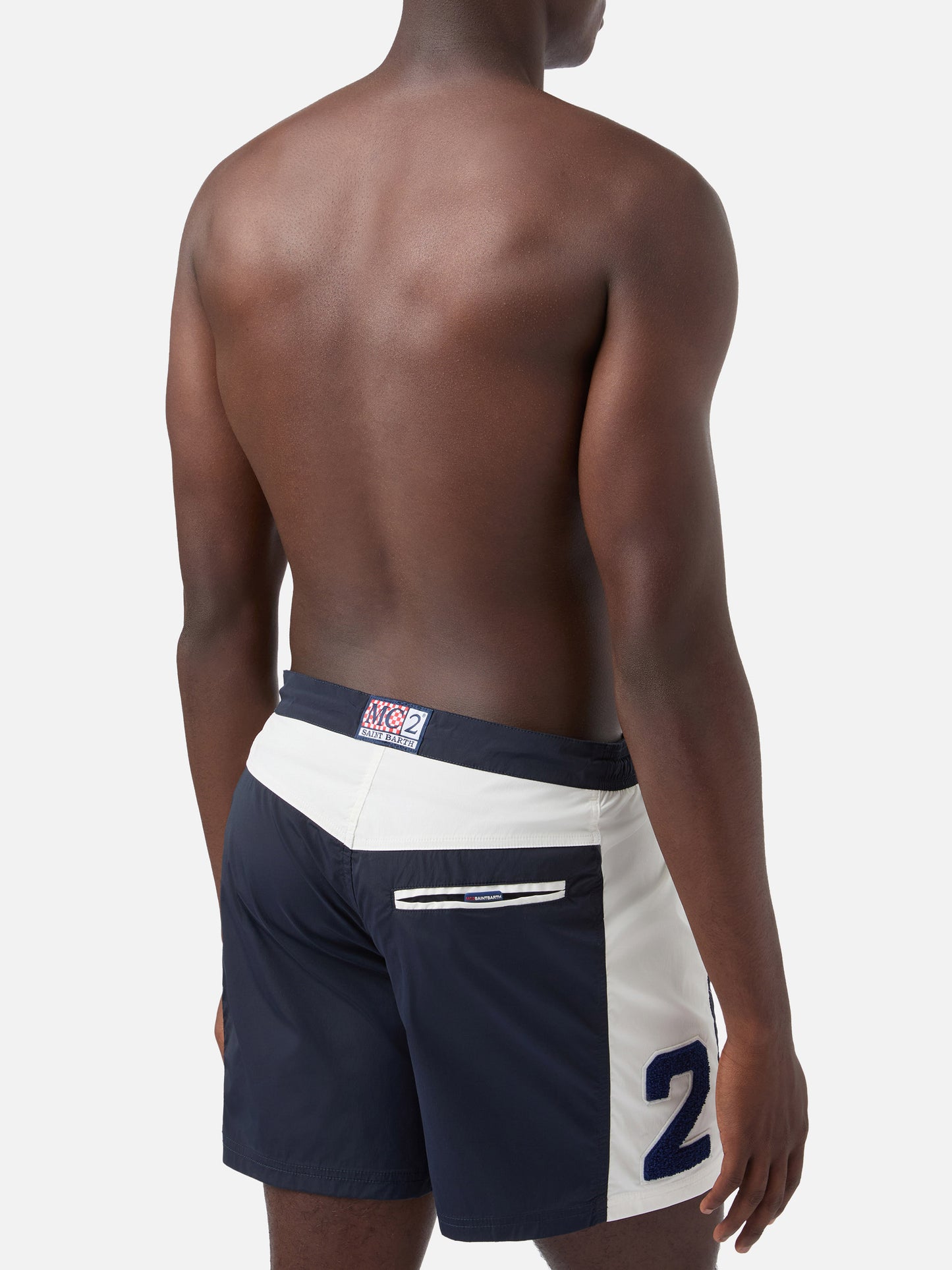 Swim shorts Cup with bands and patch