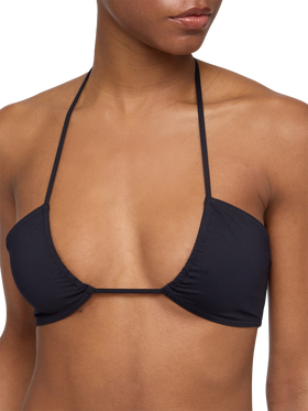 Dahlia black bandeau top