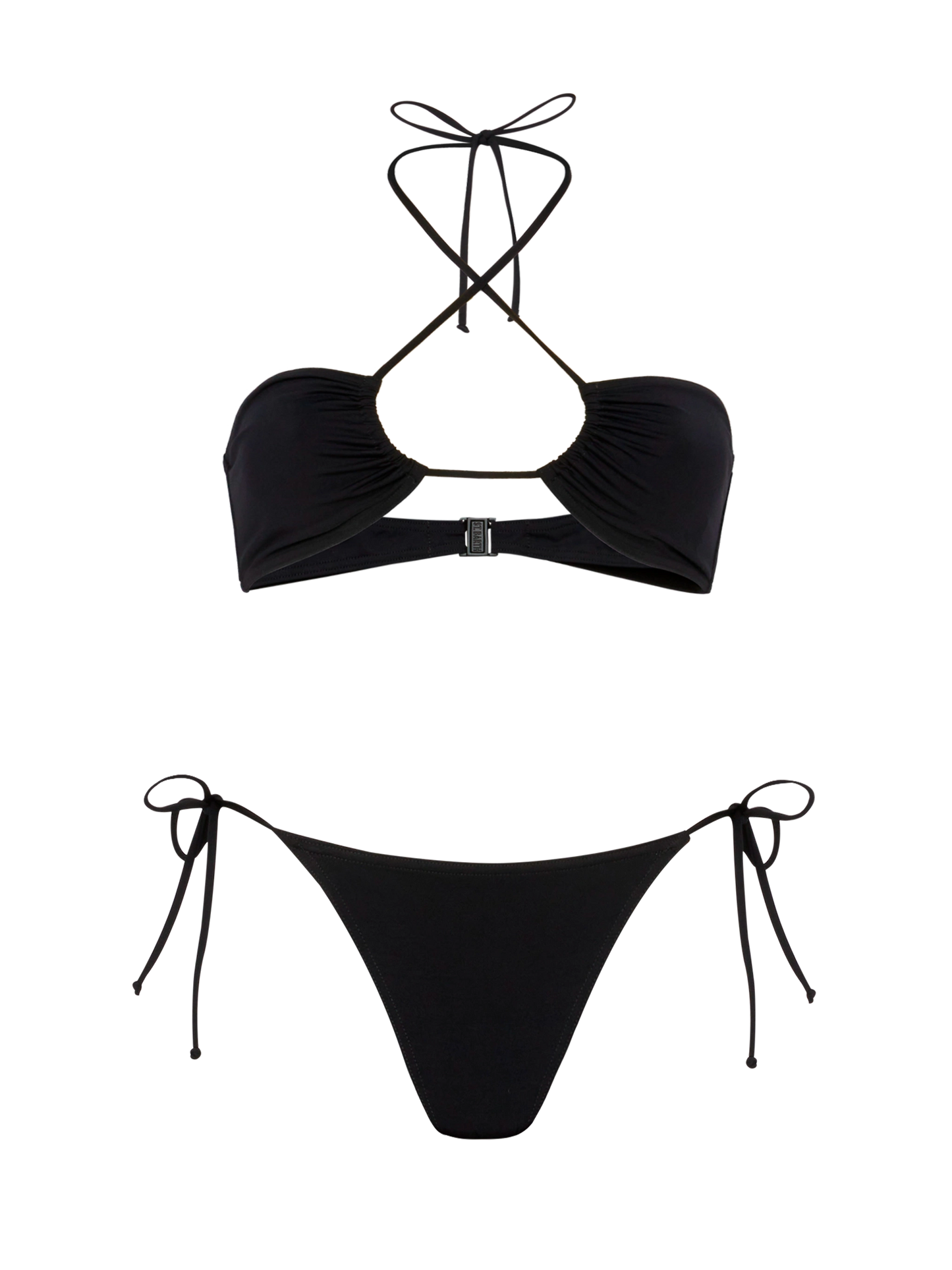 Dahlia Marielle black bikini with bandeau top and classic briefs