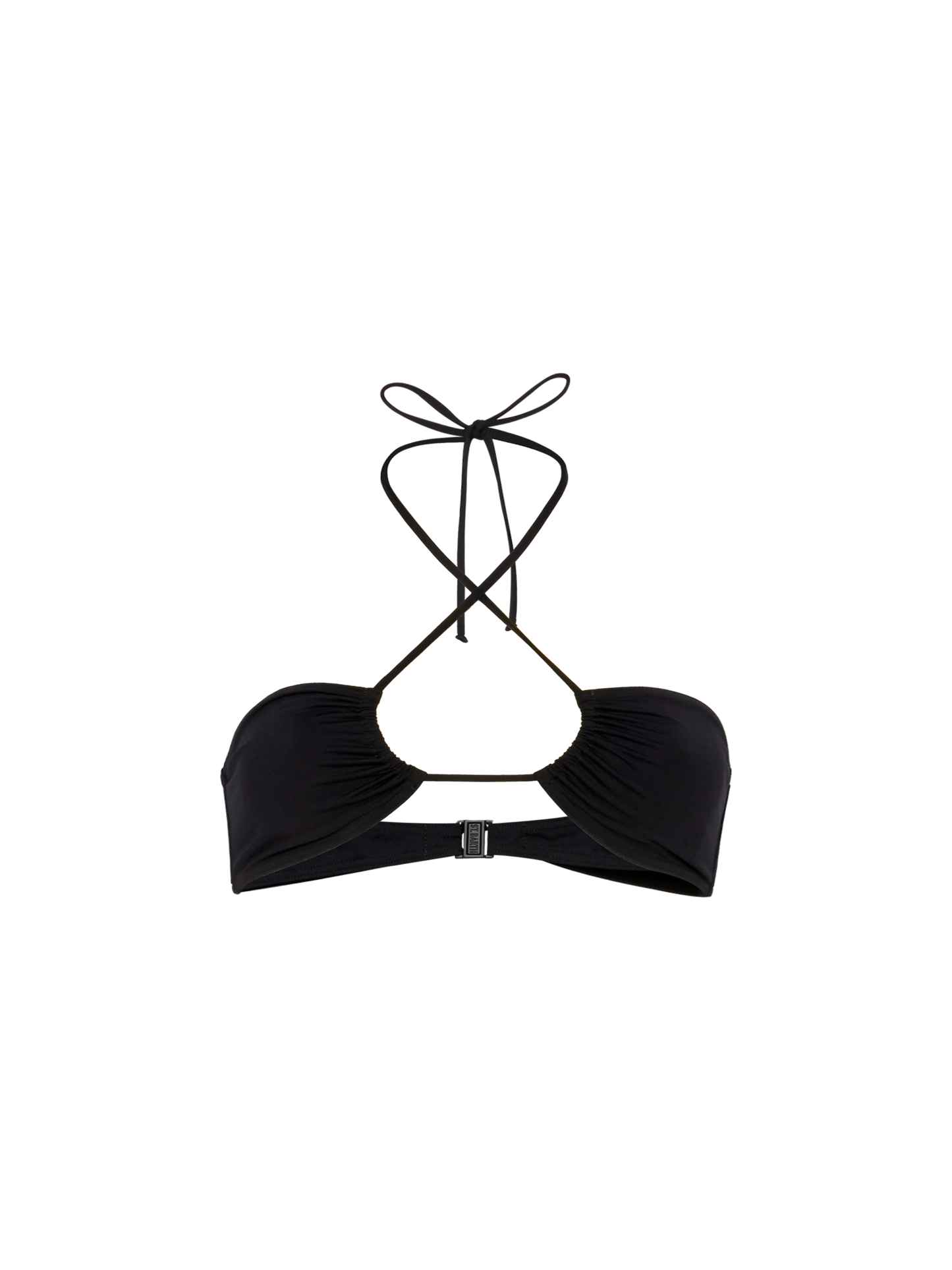 Dahlia black bandeau top