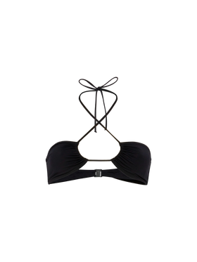 Dahlia black bandeau top