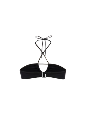 Dahlia black bandeau top