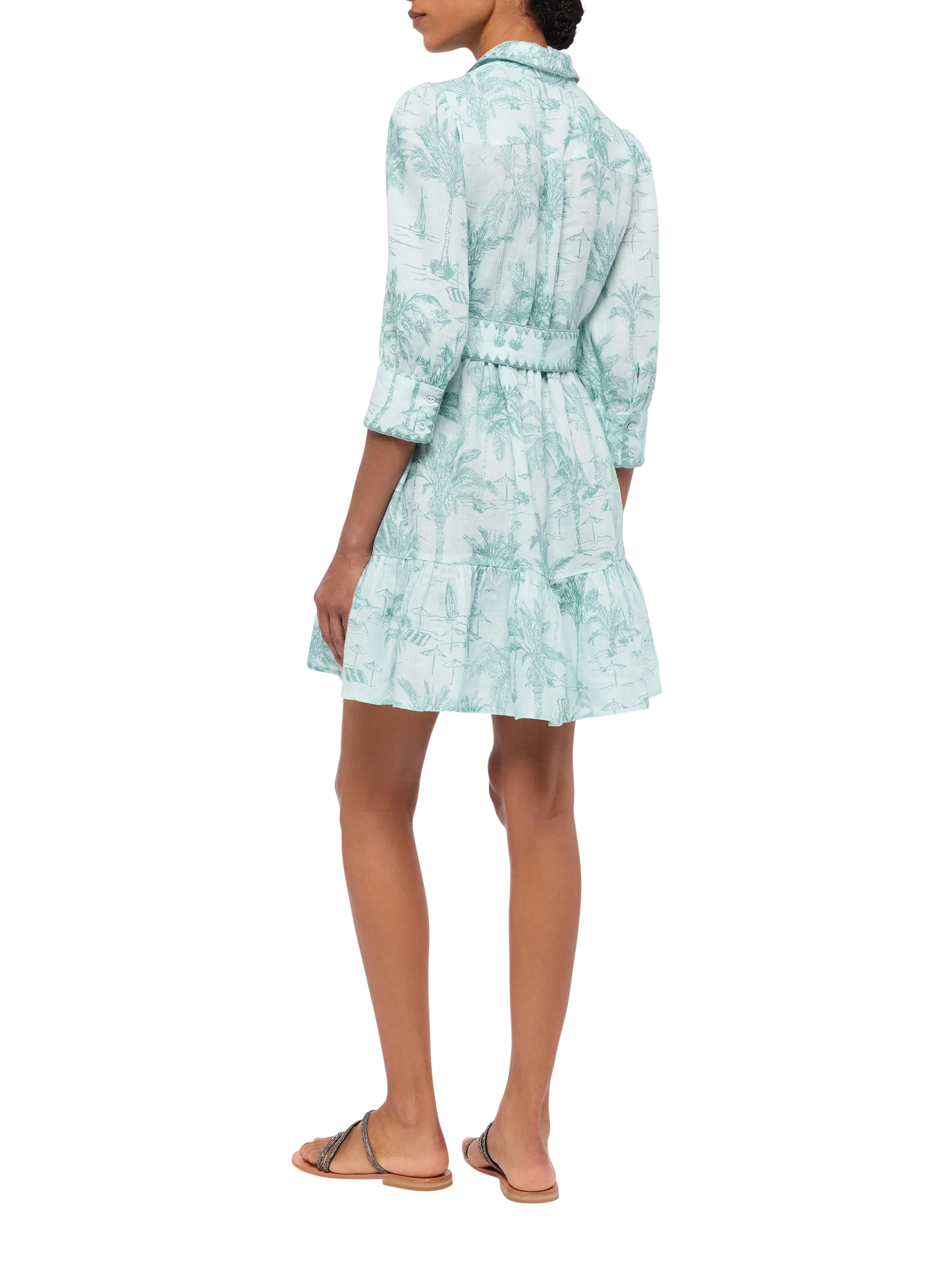 Daisi toile de jouy linen dress - MC2 Saint Barth