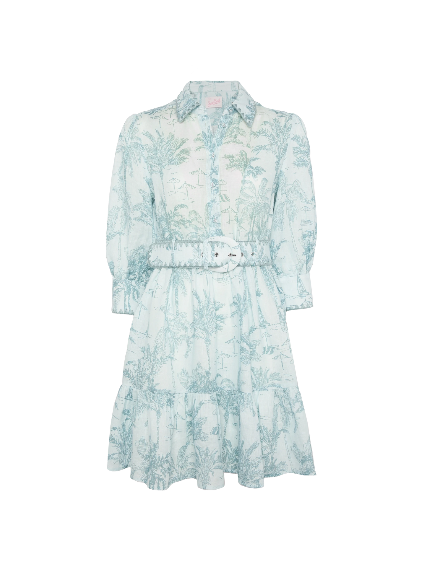 Daisi toile de jouy linen dress - MC2 Saint Barth