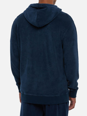 Zip-Frottee-Hoodie Danny mit St. Barth-Stickerei