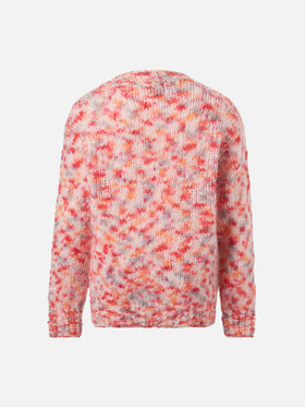 Kastenförmiger Pullover Danya Soft Jr mit Pasticciona-Stickerei