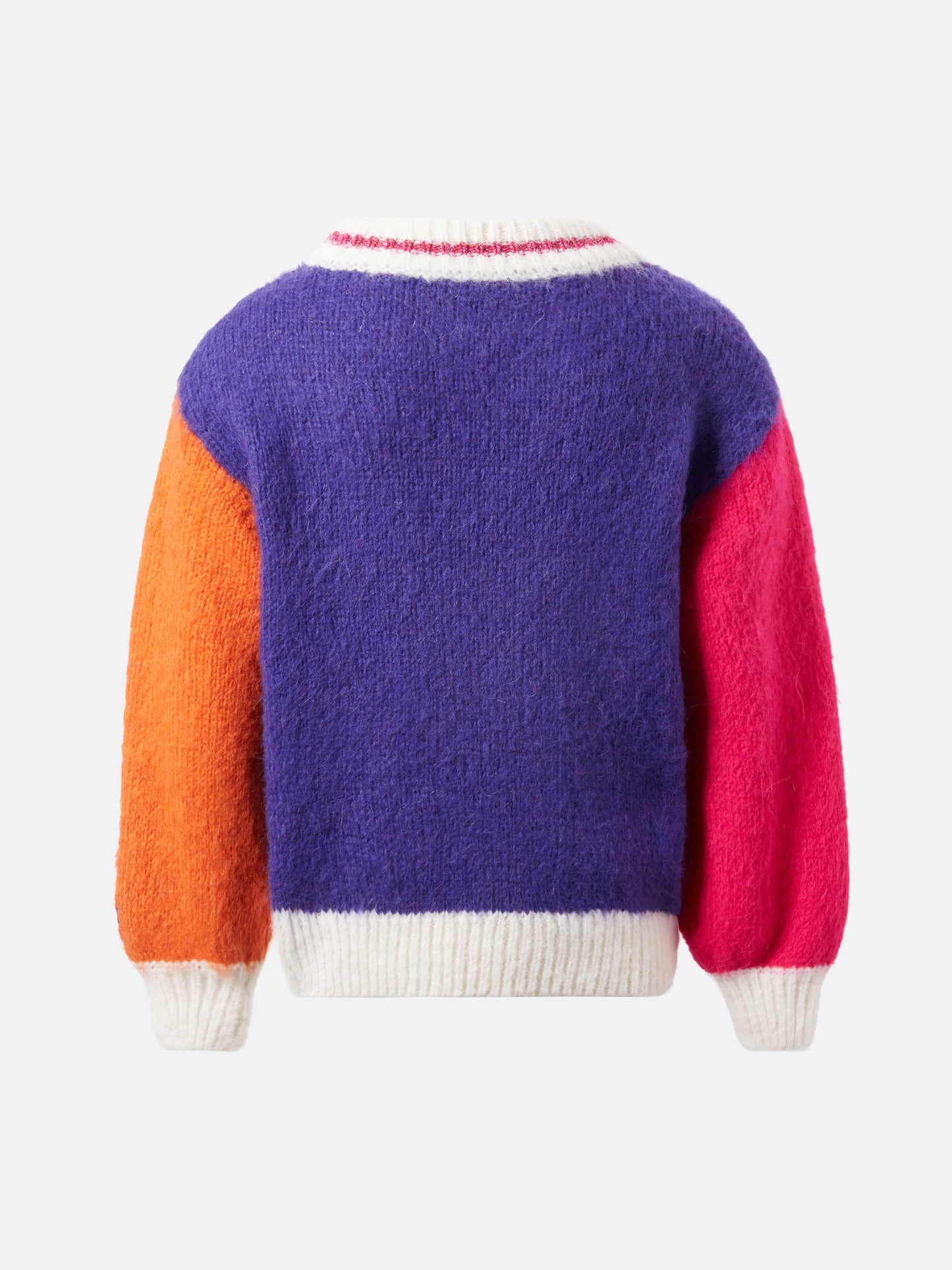 Kastenförmiger Pullover Danya Soft Jr mit Indecisa-Stickerei