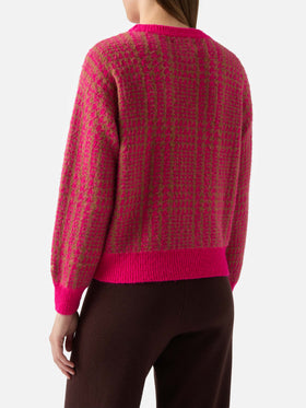 Woman brushed crewneck with Princess of Galles