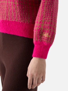 Woman brushed crewneck with Princess of Galles