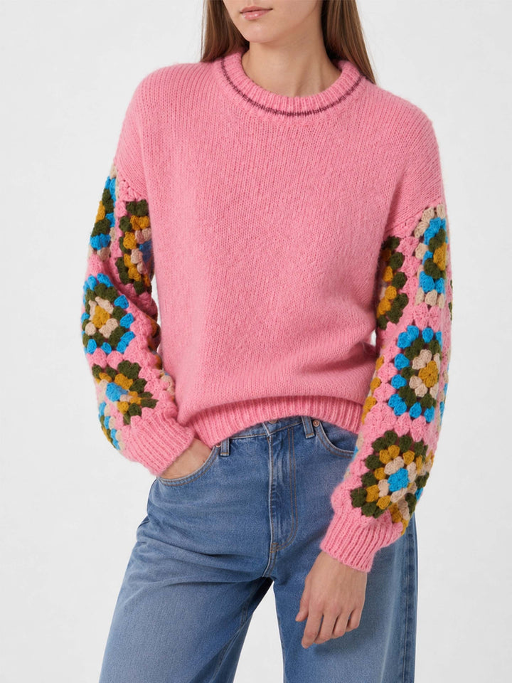 Jersey rosa Danya Soft Crochet 