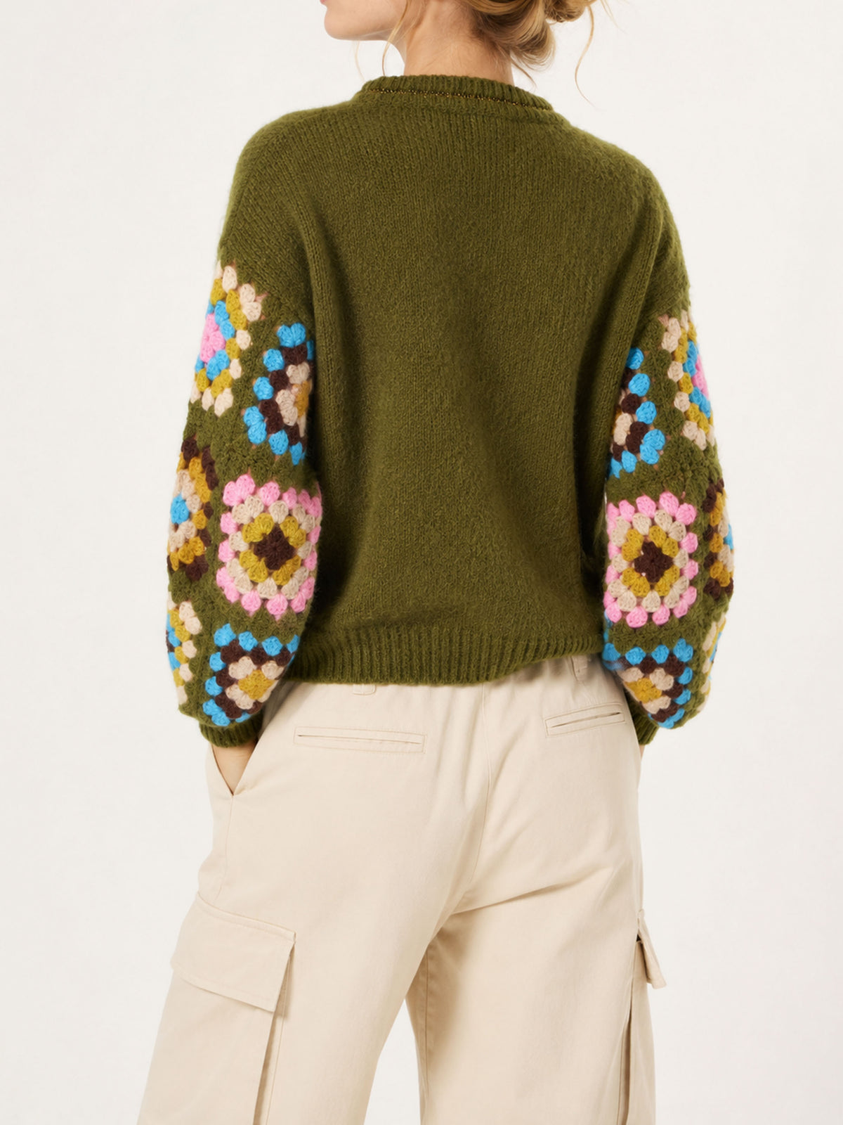 Pull vert Danya Soft Crochet 