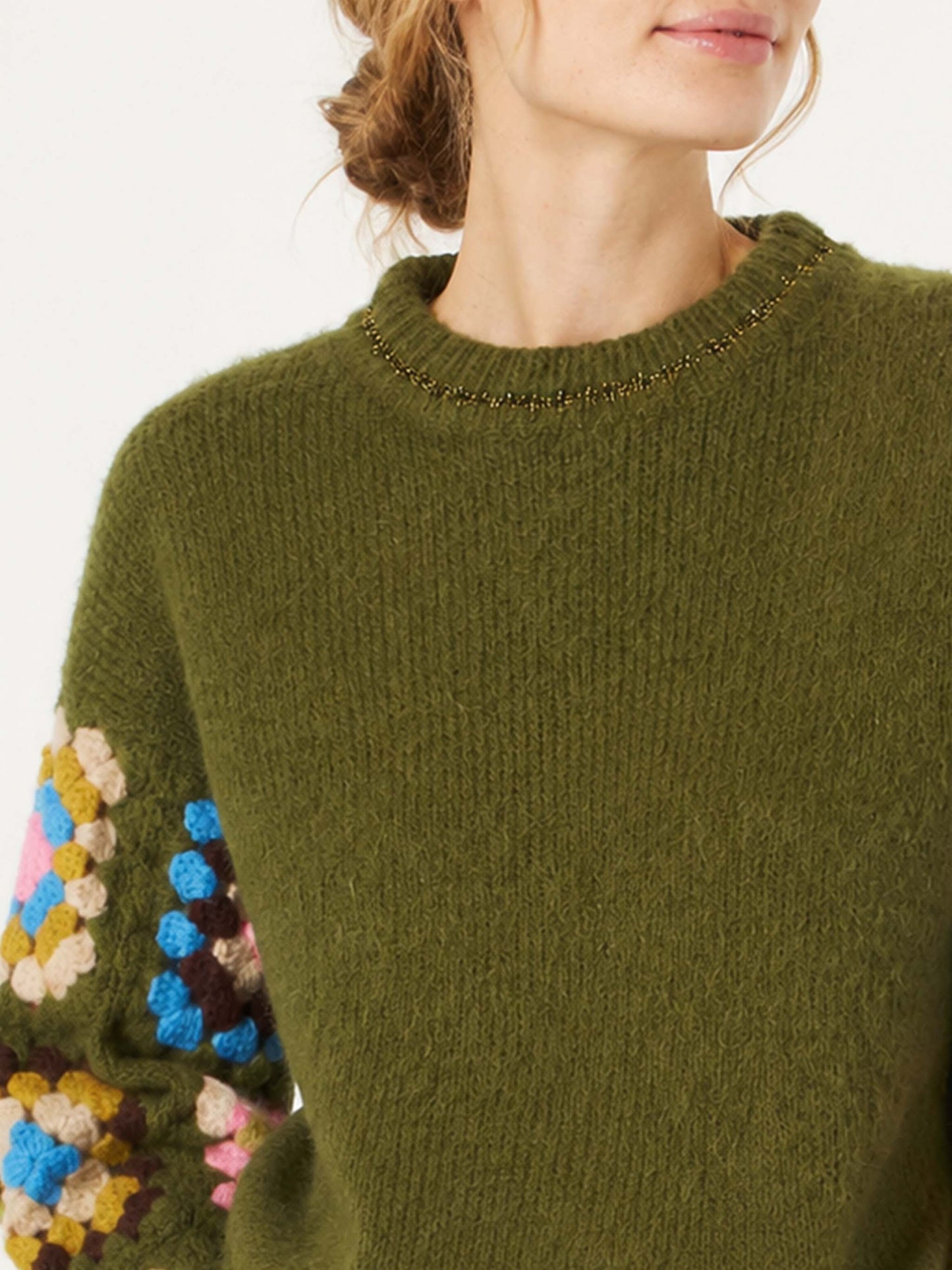 Pull vert Danya Soft Crochet 