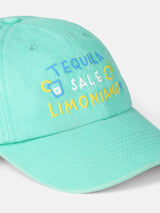 Light blue cap with "Limoniamo" embroidery | INSULTI LUMINOSI SPECIAL EDITION