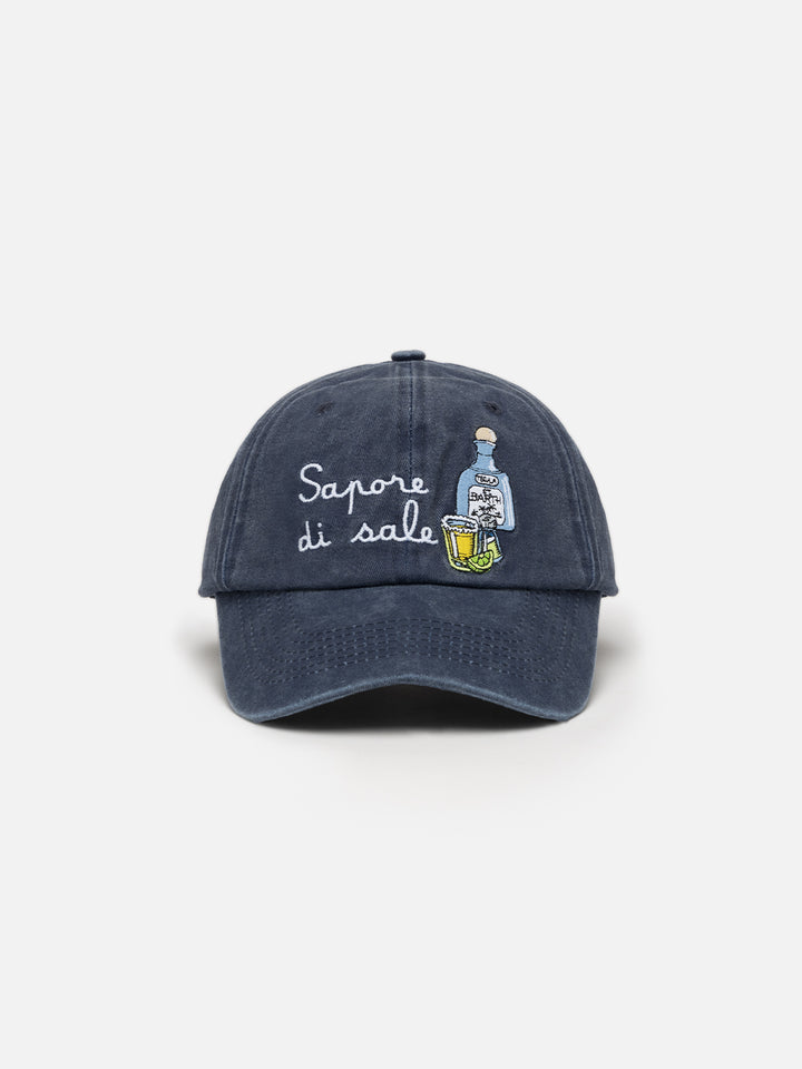 Denim embroidered ball cap Davis