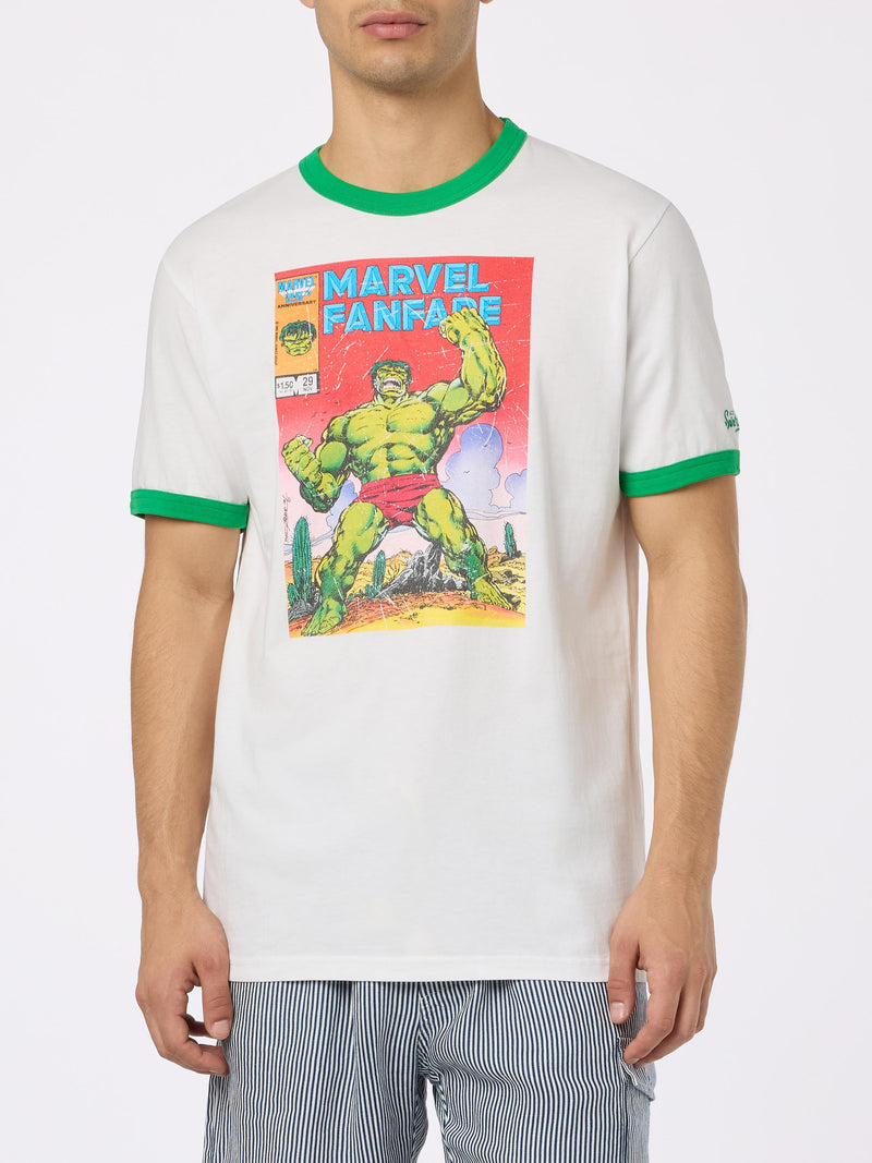 Man cotton t-shirt with Hulk print | MARVEL SPECIAL EDITION