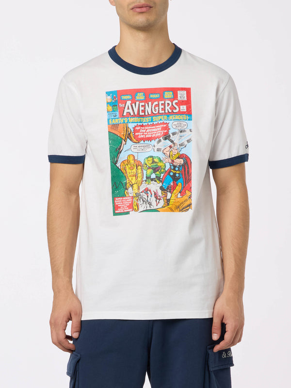 Man cotton t-shirt with Avengers print | MARVEL SPECIAL EDITION