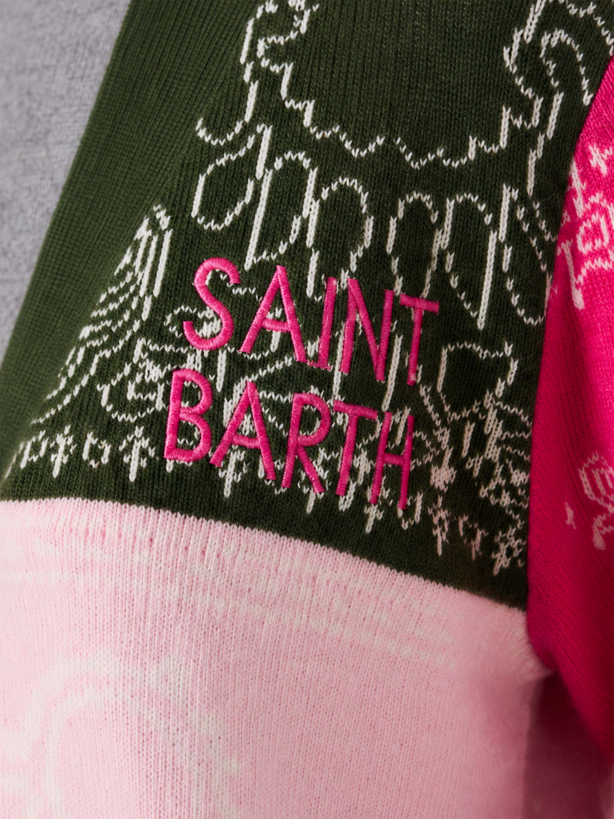 Cárdigan cropped multicolor Didy bandana 
