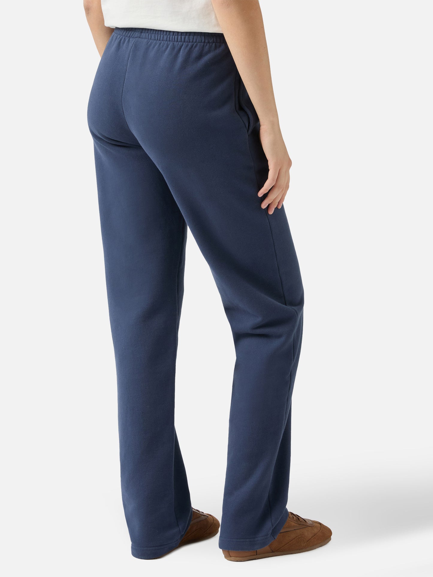 Joggers fondo dritto Deena blu navy