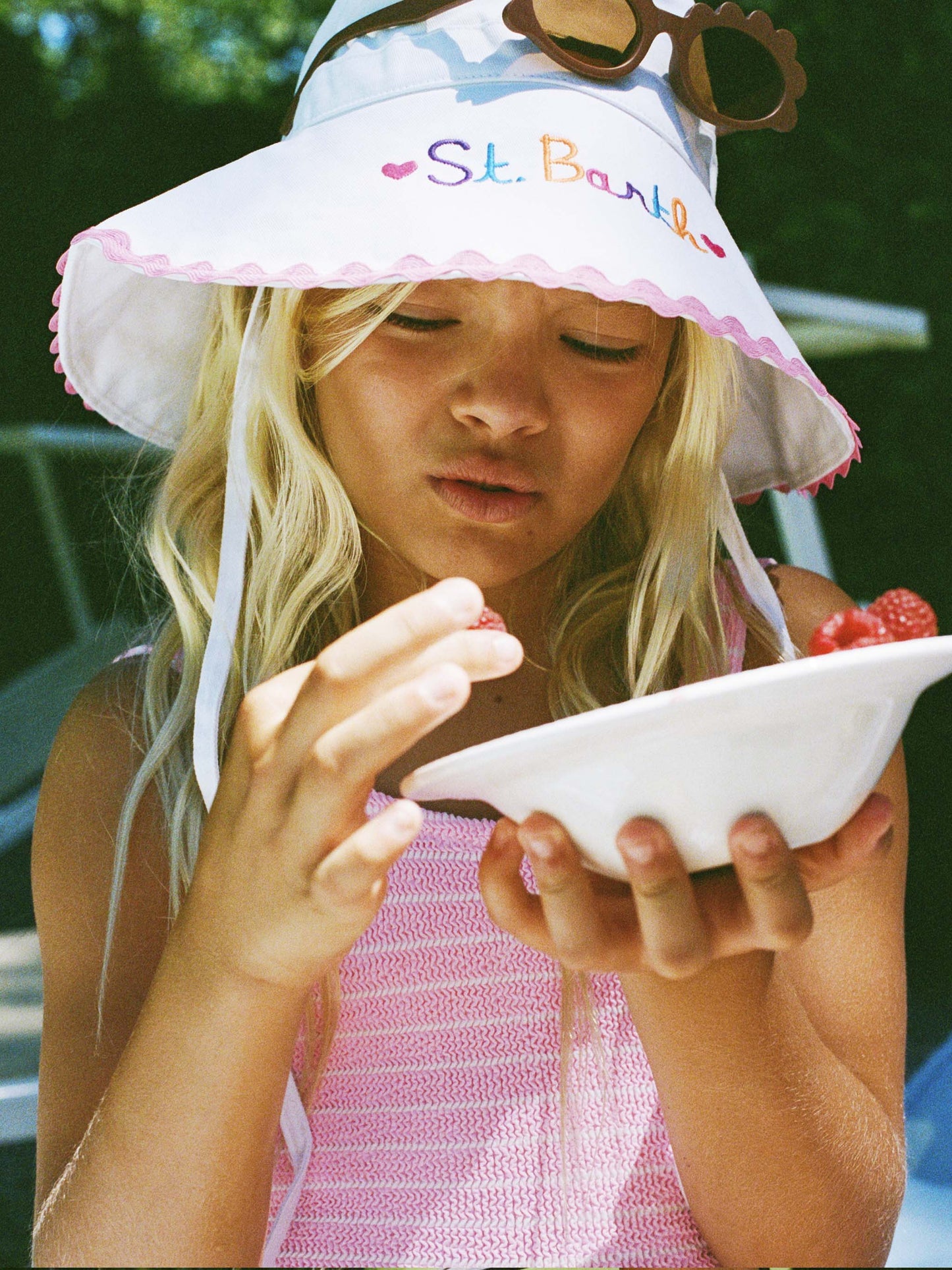 Girl enfant cotton bonnet